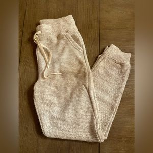 Aerie Cream Track Pants